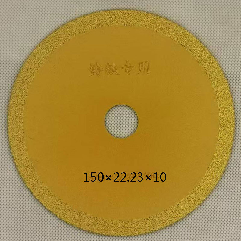 Diamond cast iron cutting discs, Angle grinders, cast iron Angle iron alloy grinding discs, brazed saw blades, thickened cutting grinding discs pic 2
