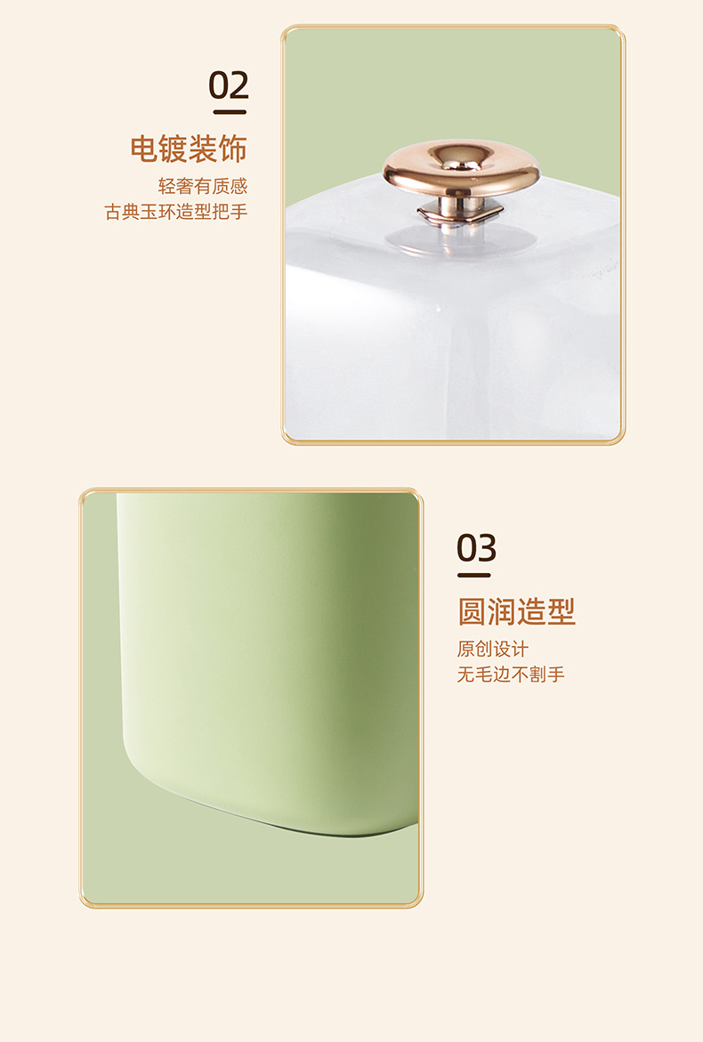 Cosmetics storage box, desktop dust-proof skin care tools, makeup brush rack, light luxury large-capacity makeup box pic 6