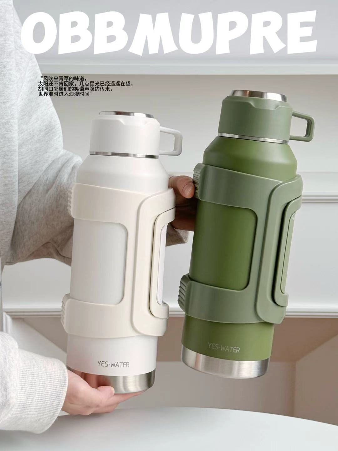 1800ml304 stainless steel large-capacity outdoor mountain climbing and cycling sports water bottle pic 11