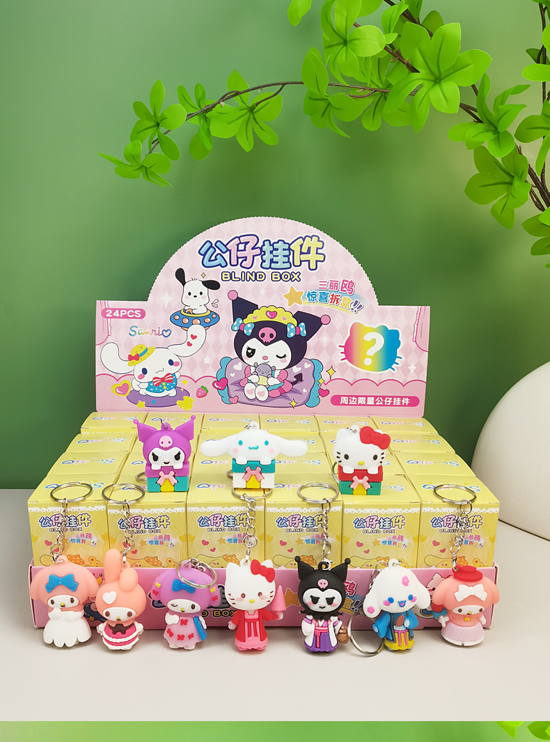 24入卡皮巴拉盲盒游戏同款手办公仔网红钥匙扣摆摊儿童学生小礼物详情7