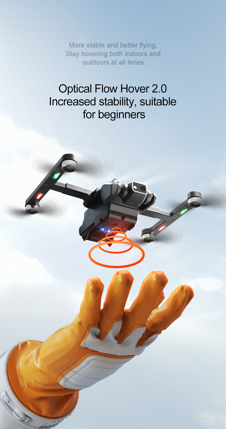 The cross-border new product RG700 quad-axis brushless unmanned aerial vehicle (UAV) for aerial photography, optical flow electronic speed regulation, GPS one-click return flight is for export pic 15