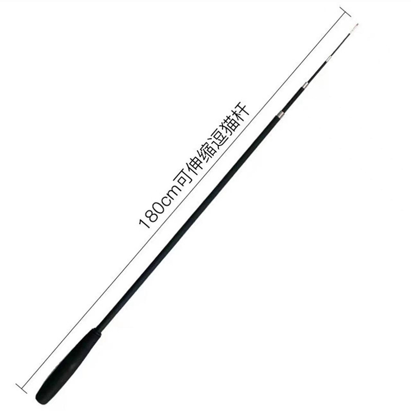 厂家直销伸缩逗猫棒四节伸缩加长款猫玩具宠物用品现货批发详情4