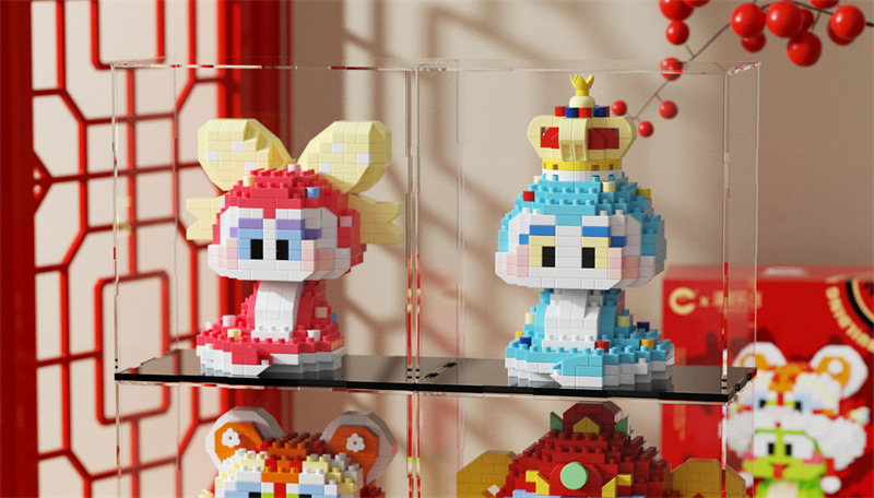 兼容乐高蛇年春节积木拼装玩具国潮醒狮儿童拼图摆件男孩新年礼物国潮详情8