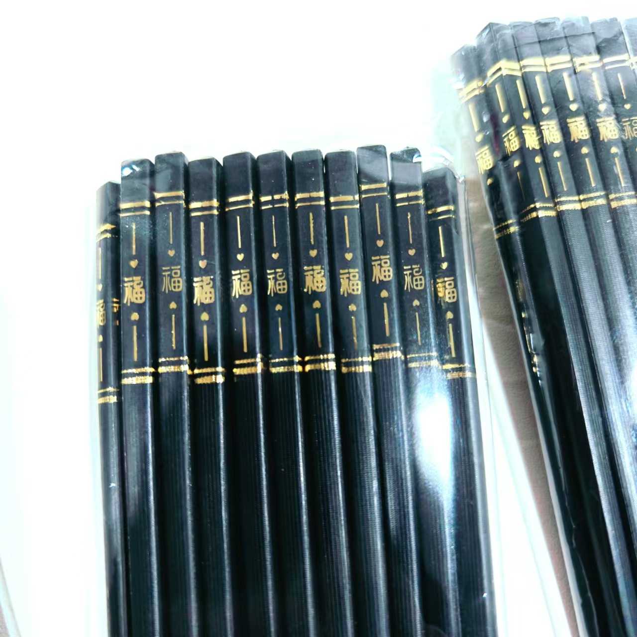 【 Zone 2-9 】【10 pairs 】 Chopsticks 100 yuan per box, 10 pairs of chopsticks, bagged chopsticks, black chopsticks, 10 pairs of chopsticks, 2 yuan supply pic 1