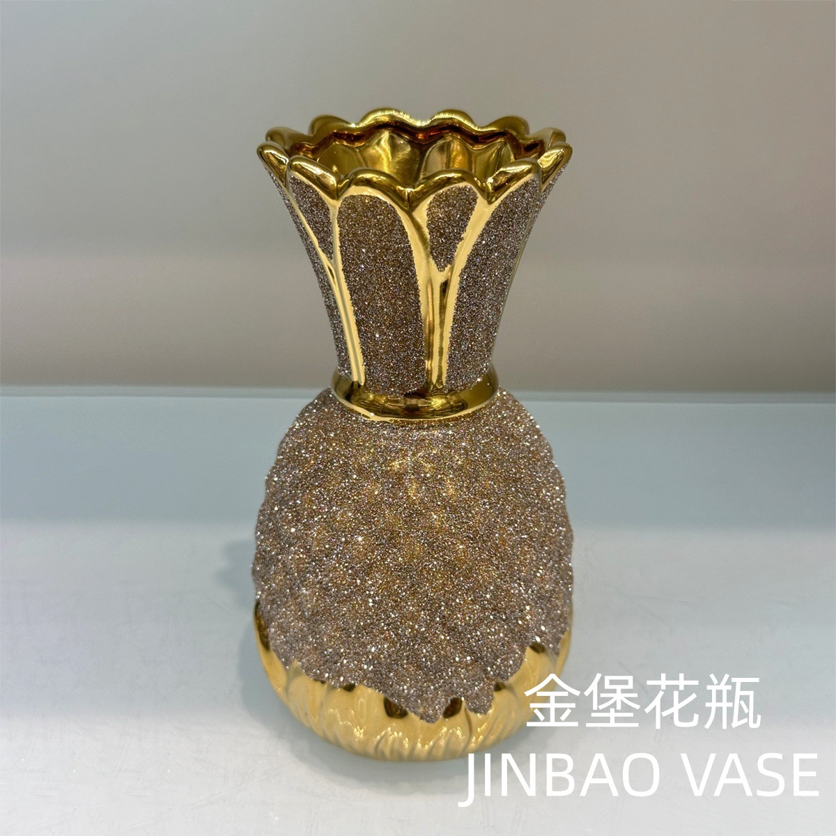 New European-style ceramic vase three-piece set for home living room decoration, flower arrangement, dried flowers, flower vases and decorative items pic 4