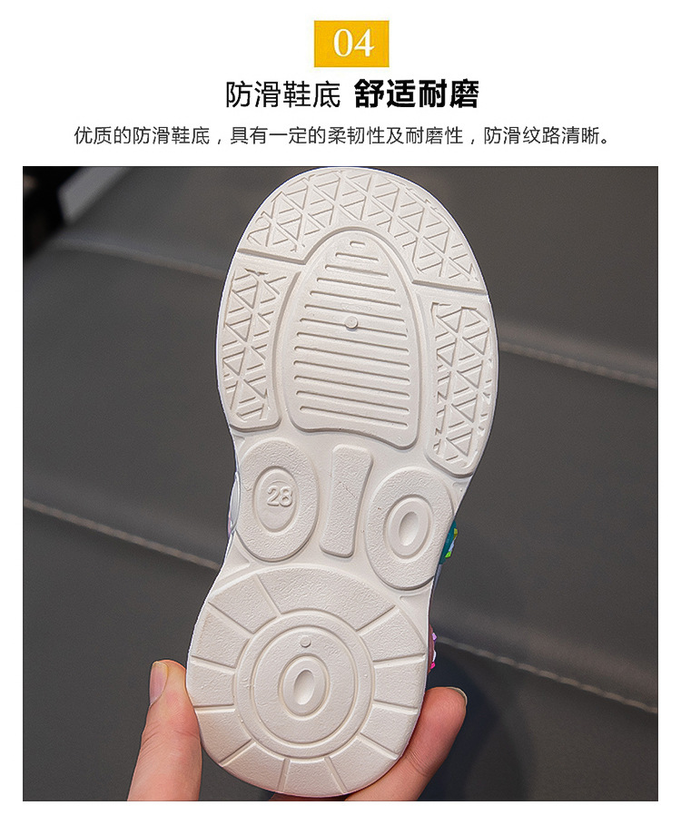 女童运动鞋2024新款网面鞋学生卡通鞋库洛米跑步鞋中大童休闲鞋子详情6