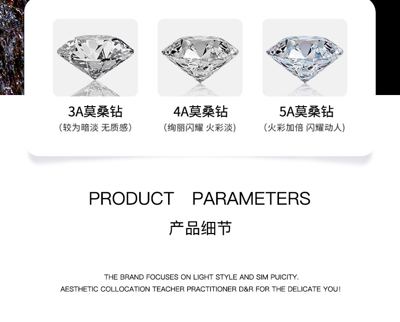 S925纯银四叶草项链百搭高级感轻奢锁骨链爆款颈链详情10