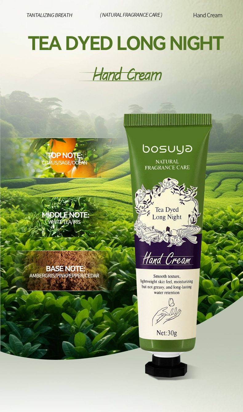 【跨境专供】bosuya香氛护手霜套装滋润防干裂香水护手霜套装批发详情11