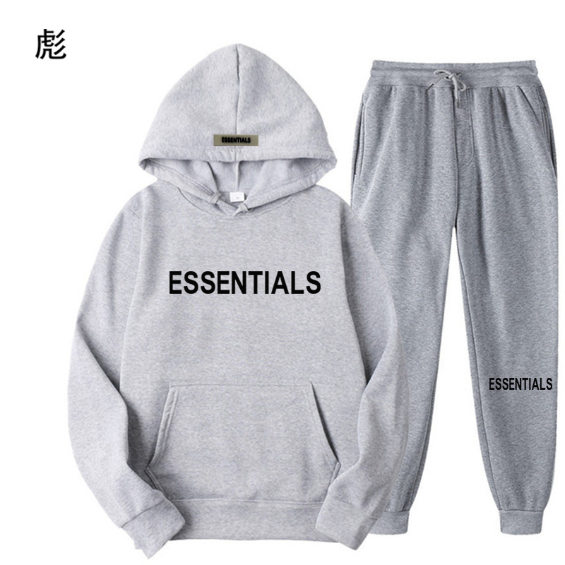 FEAROFGOD复线Essentials跨境新款套装胸前LOGO烫印情侣连帽套装F详情15