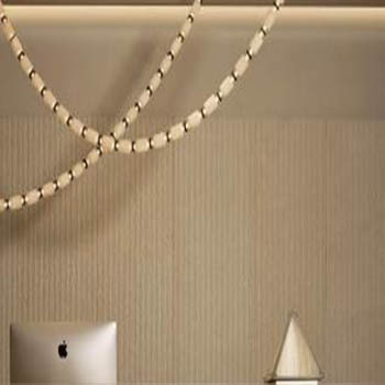 柔性陶瓷岁月流水石软石MCM软瓷砖室内软石柔性石材酒店会所背景详情9