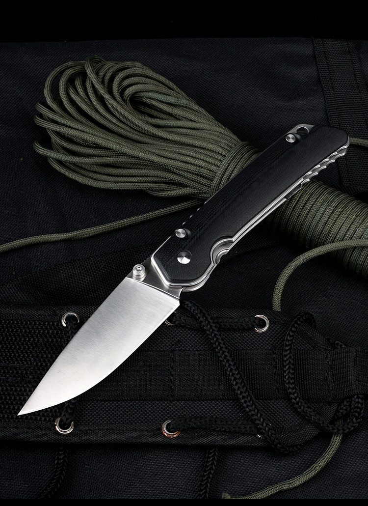 Outdoor folding knife D2 steel knife G10 handle in stock, 1-piece consignment on AliExpress pic 9