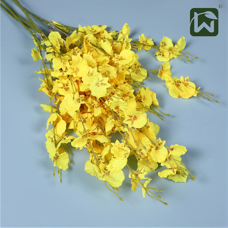 Direct sales and wholesale of 2024 new wedding decoration bridal bouquets from the manufacturer. Yellow butterfly wedding celebration pic 9