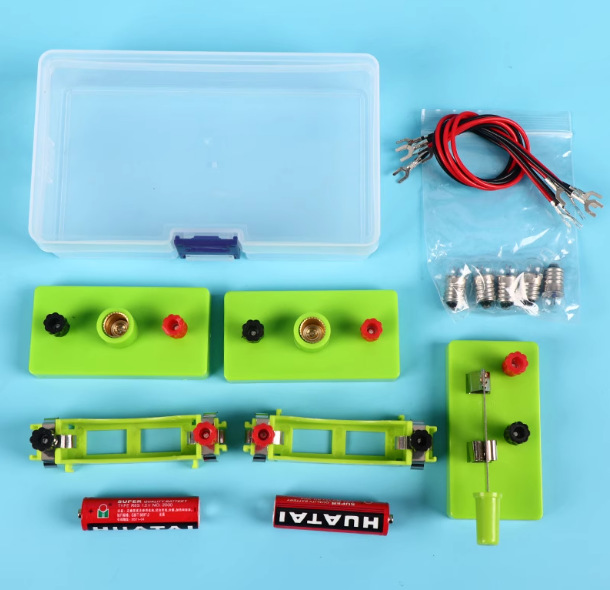 Science experiment kits for primary and secondary school students: Physics, electricity, light bulbs, series and parallel circuits, teaching materials, science and education equipment pic 3
