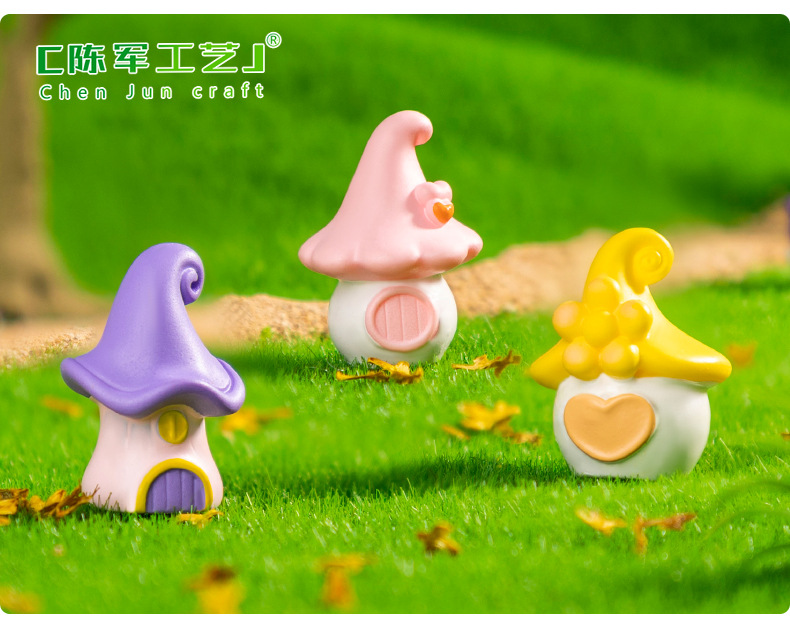 Micro-landscape creative cartoon elf little house gardening landscaping diy decorative accessories mini desktop small ornaments pic 41