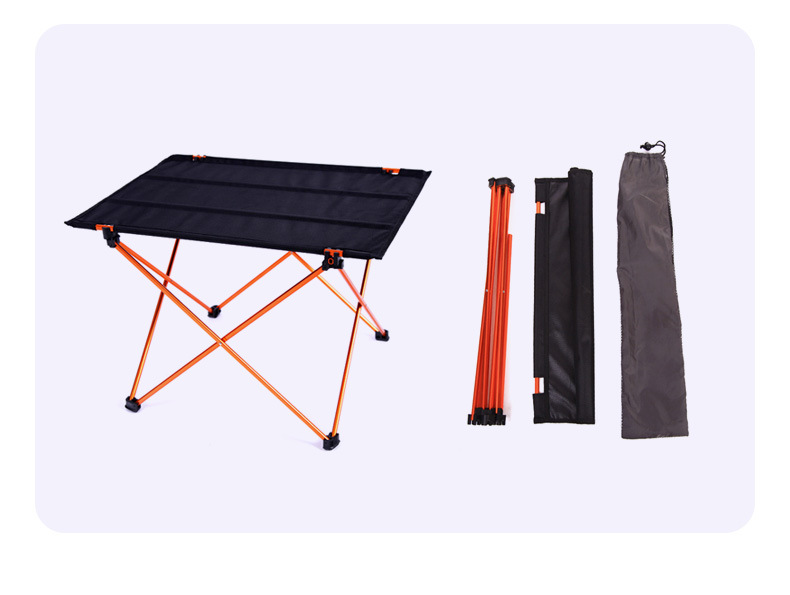 户外休闲折叠桌便携式桌子野餐桌超轻航空铝合金摆摊烧烤布桌详情3