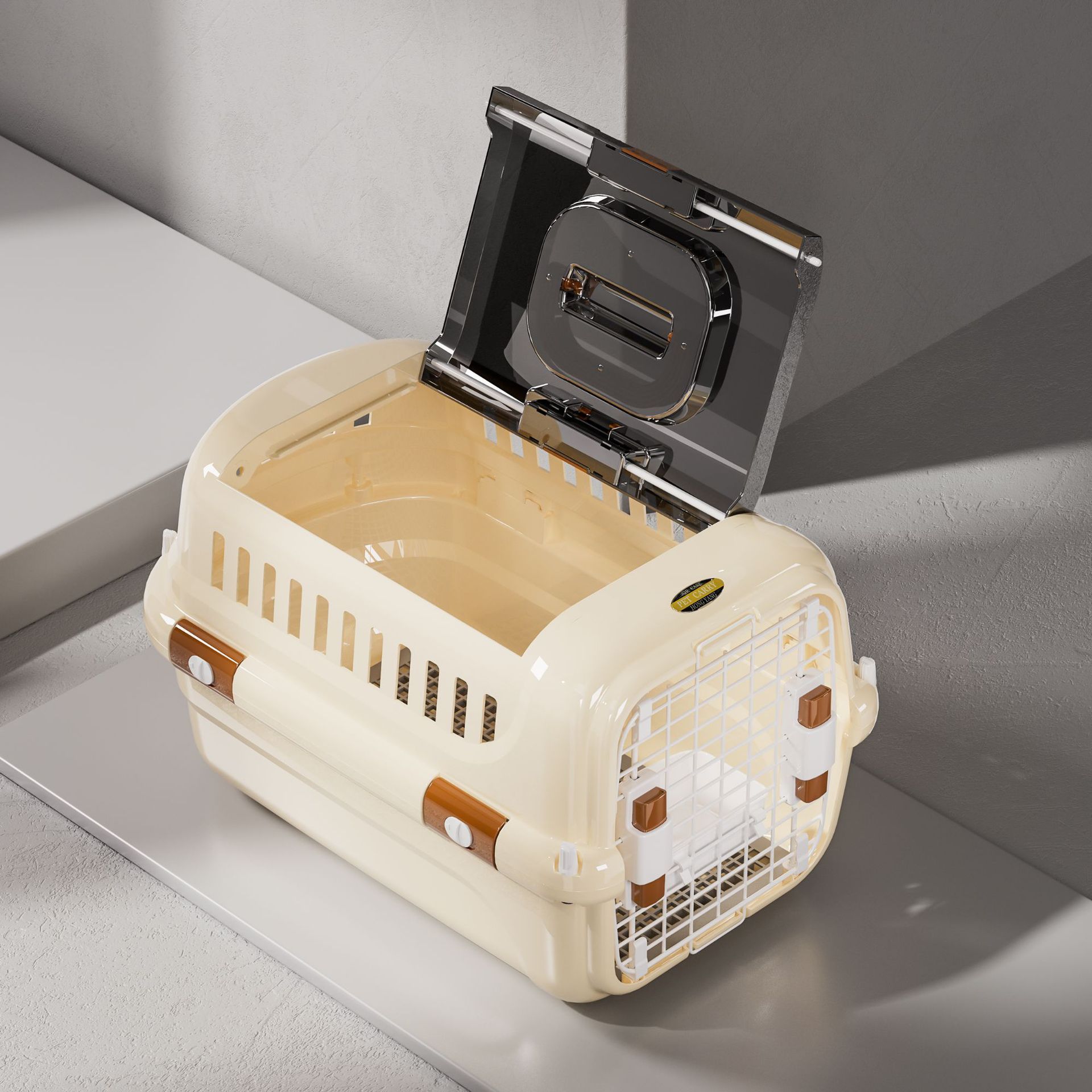 Sturdy portable pet aviation case, cat carrying bag, pet bag, space backpack, safe and lightweight pet case pic 17