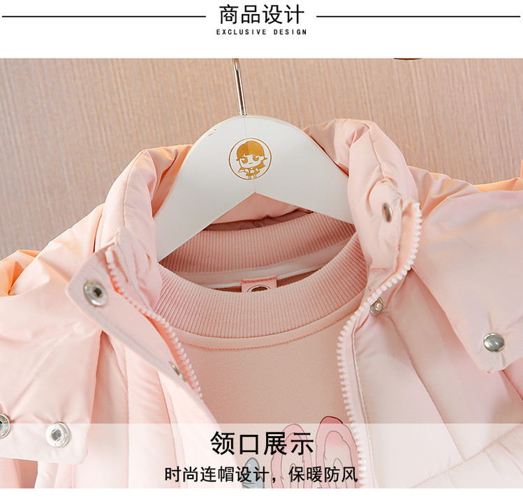 女童2025春季新生儿休闲裤套装加绒三件套B类兔毛绒布服饰详情6