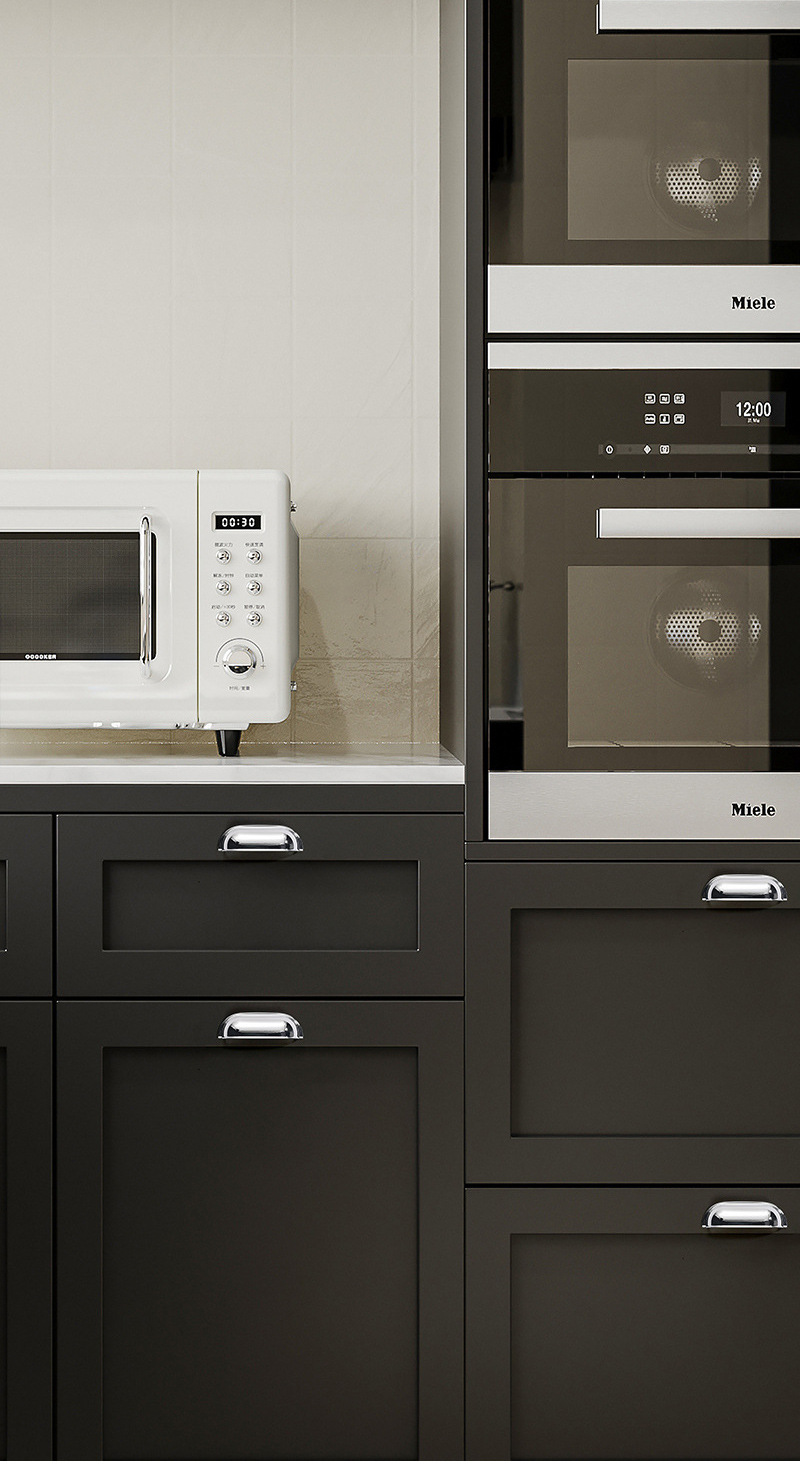 Wholesale of shell handles, American-style antique cabinet drawers, semi-circular handles, European light luxury copper brushed bright chrome handles pic 8