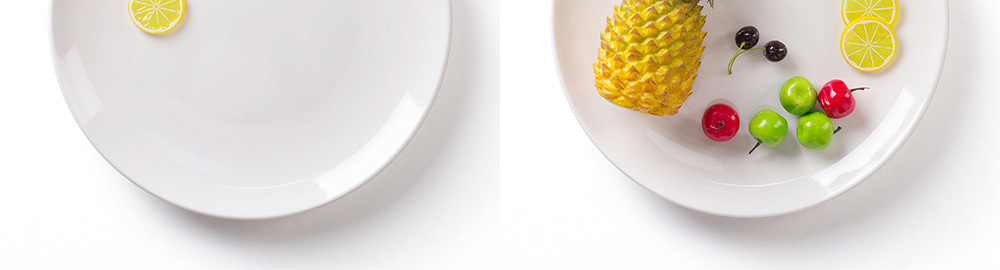 白色仿瓷密胺圆盘餐具塑料碟子自助餐西餐盘家用商用圆形盘子批发详情39