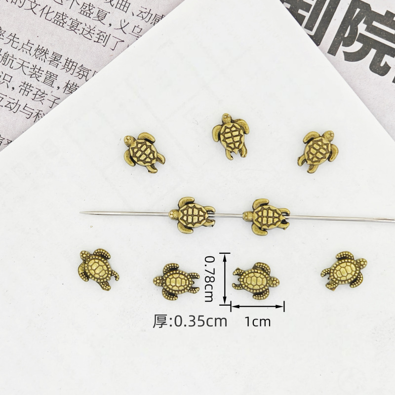 diy合金饰品配件海洋生物海龟挂件 手链项链复古吊坠材料跨境热销详情10