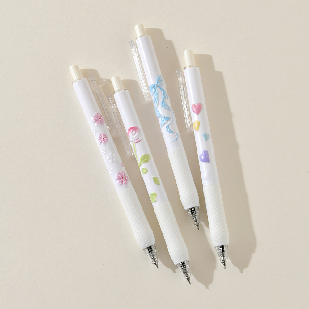 Chenxi Blank Fragrance Relief Pen 3D Gel Pen CS Double nib 0.5mm Black Signature Pen for students pic 17
