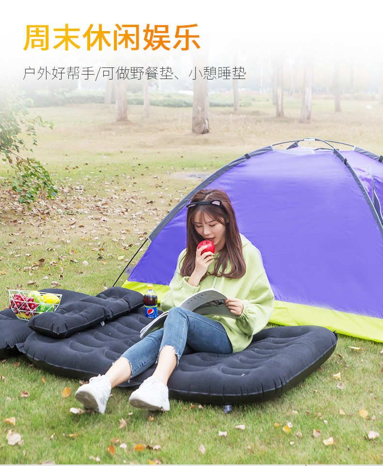 车载充气床垫车内睡觉神器后排车用睡垫旅行床轿车后座折叠气垫床详情16
