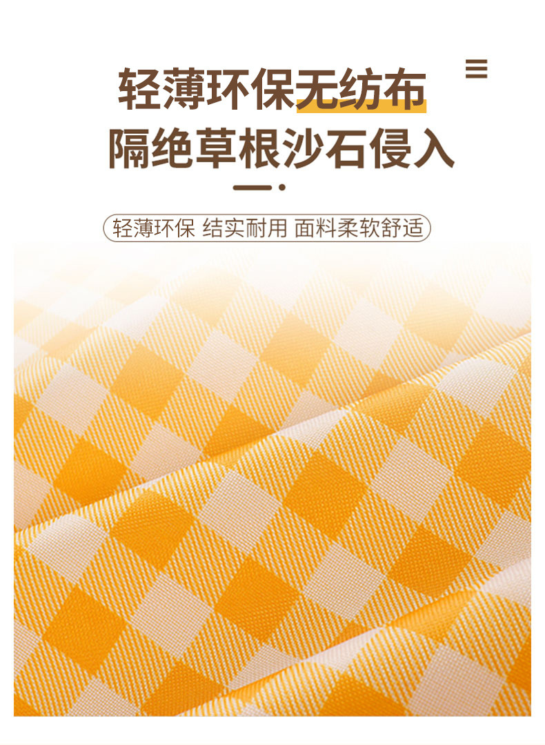 野餐垫垫加厚户外露营野餐装备防水便携春游可折叠野餐怀炉套详情1