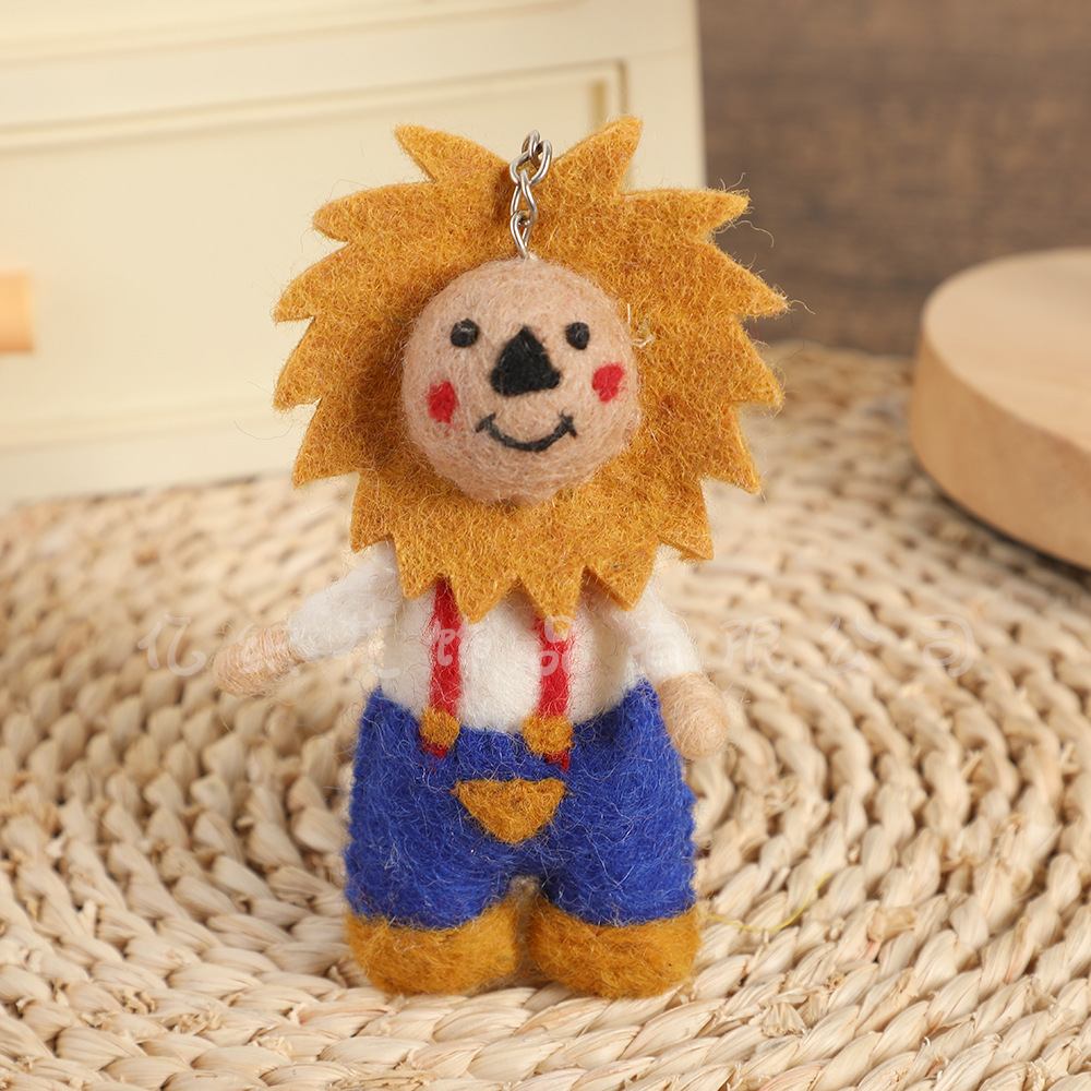 A collection of Korean-style Nepalese pure felt pendants, creative figurines, pendant bags, InS-style pendants, keychains and accessories pic 7