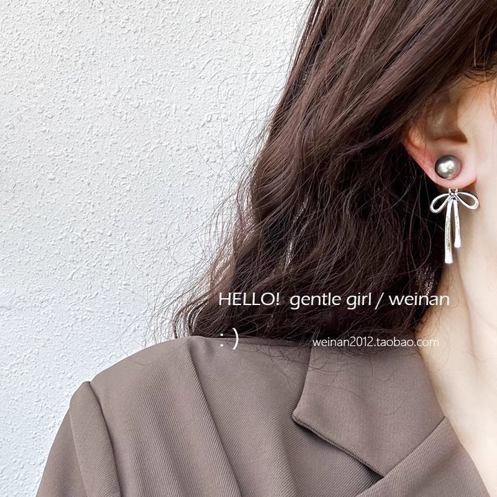 s925 Silver needle design, heart-shaped flower tassel stud earrings, high-end pearl earrings and elegant earrings for women in 2024 pic 10