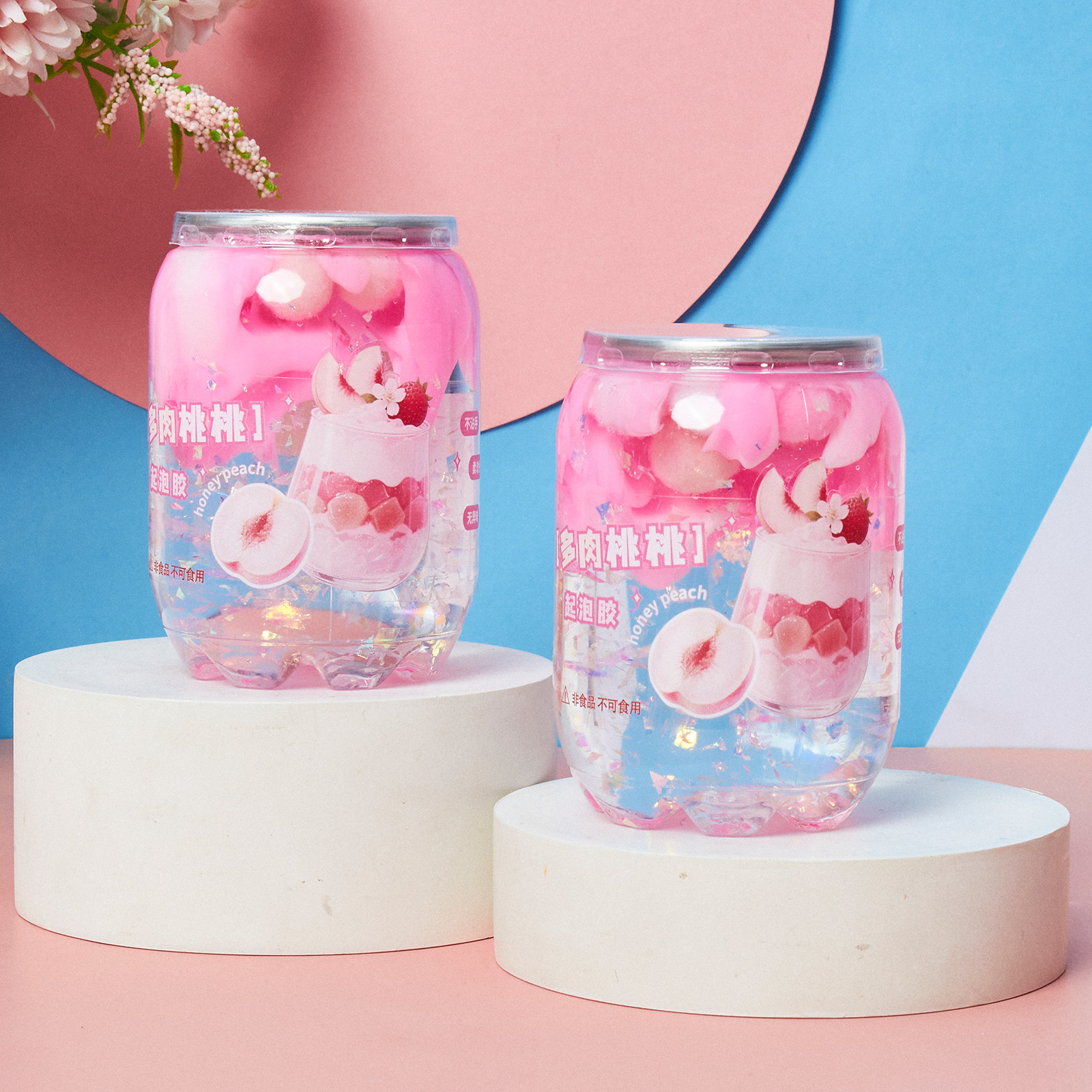 儿童史莱姆水果奶昔起泡胶不粘手超高颜值彩泥玩具水晶泥厂家直销详情22