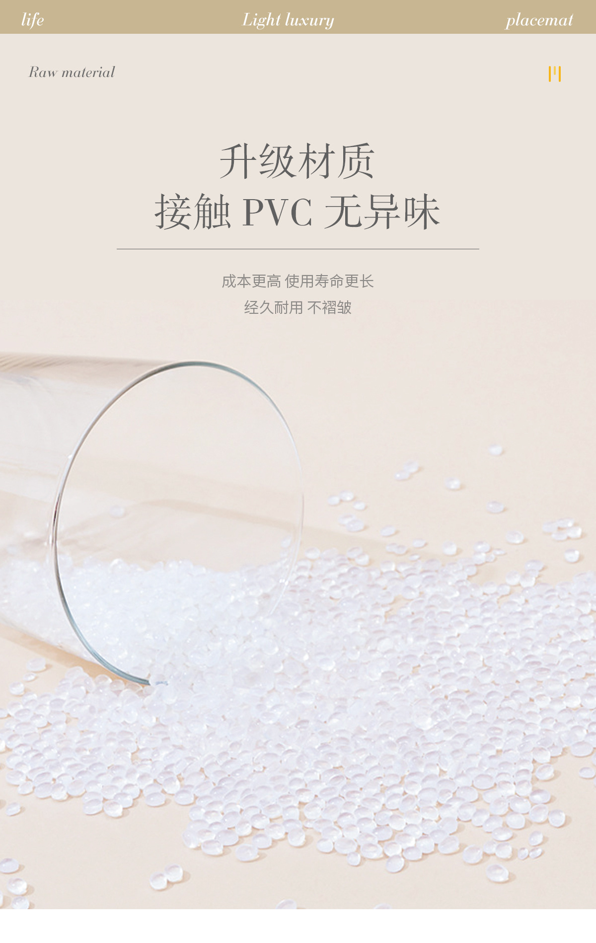 工厂现货量大优惠24H小时发货支持一件代发PVC餐垫注塑餐桌垫碗垫详情7