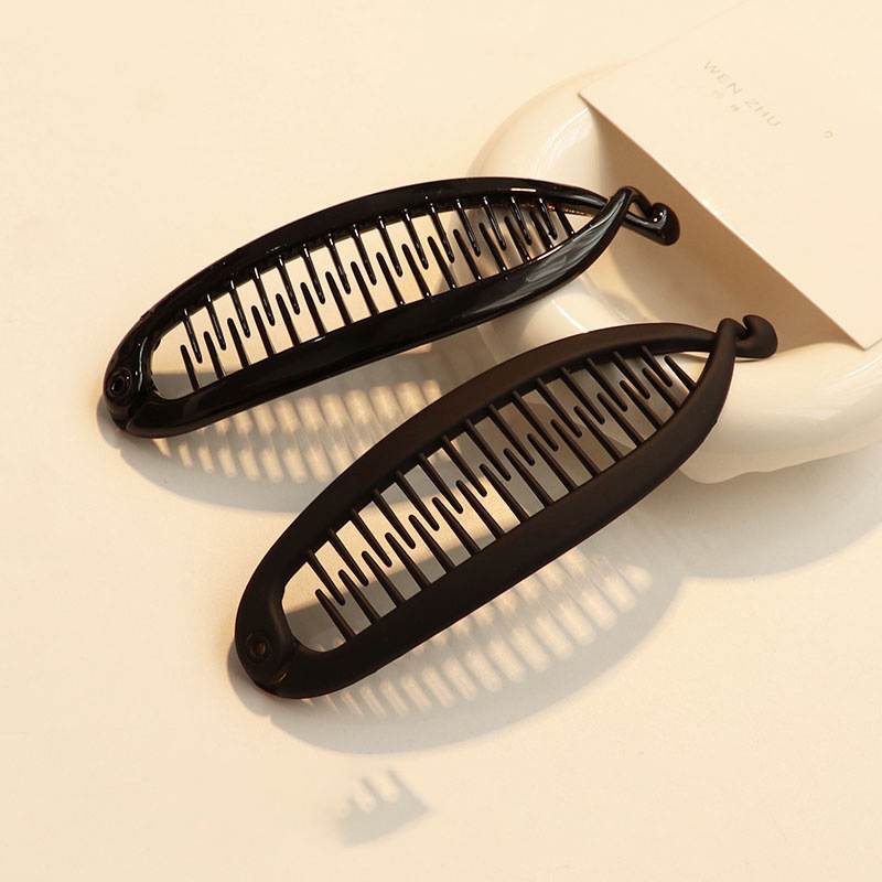 Banana clip vertical clip ponytail hair clip for women 2025 New high-end twist clip, large hair volume, high-end look headwear pic 3