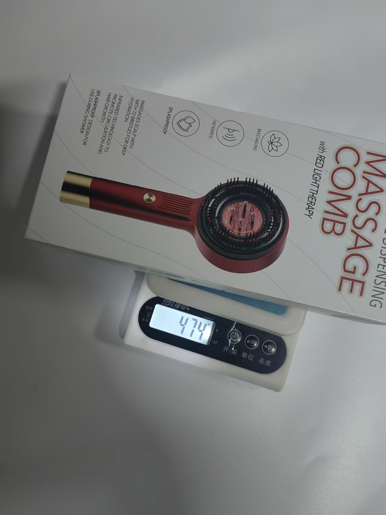 UMATA爆款电动按摩梳头皮按摩梳跨境自动导入精油按摩梳头详情5
