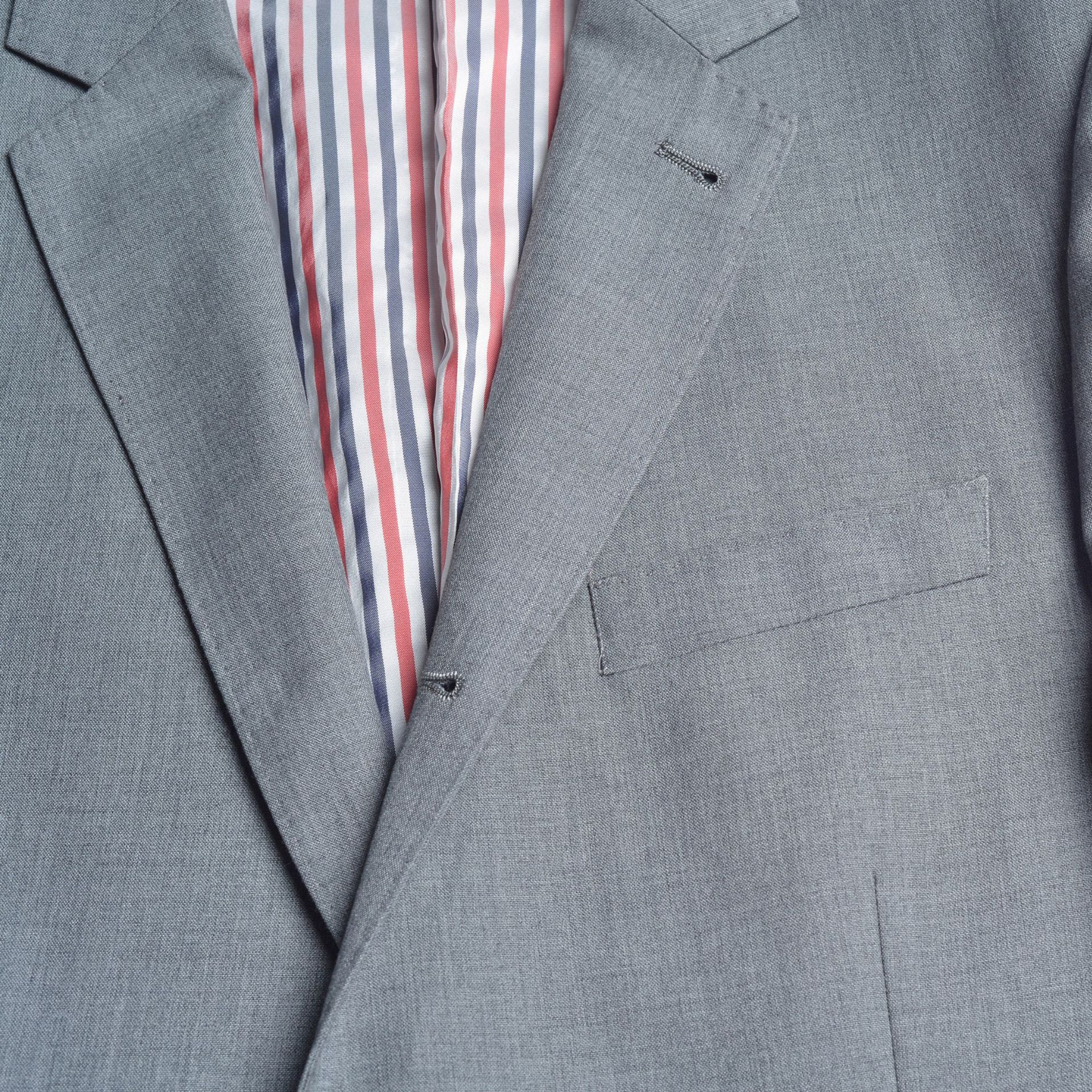 TB新款休闲男士春秋季休闲羊毛西服外套商务时尚四杠男士西服详情17