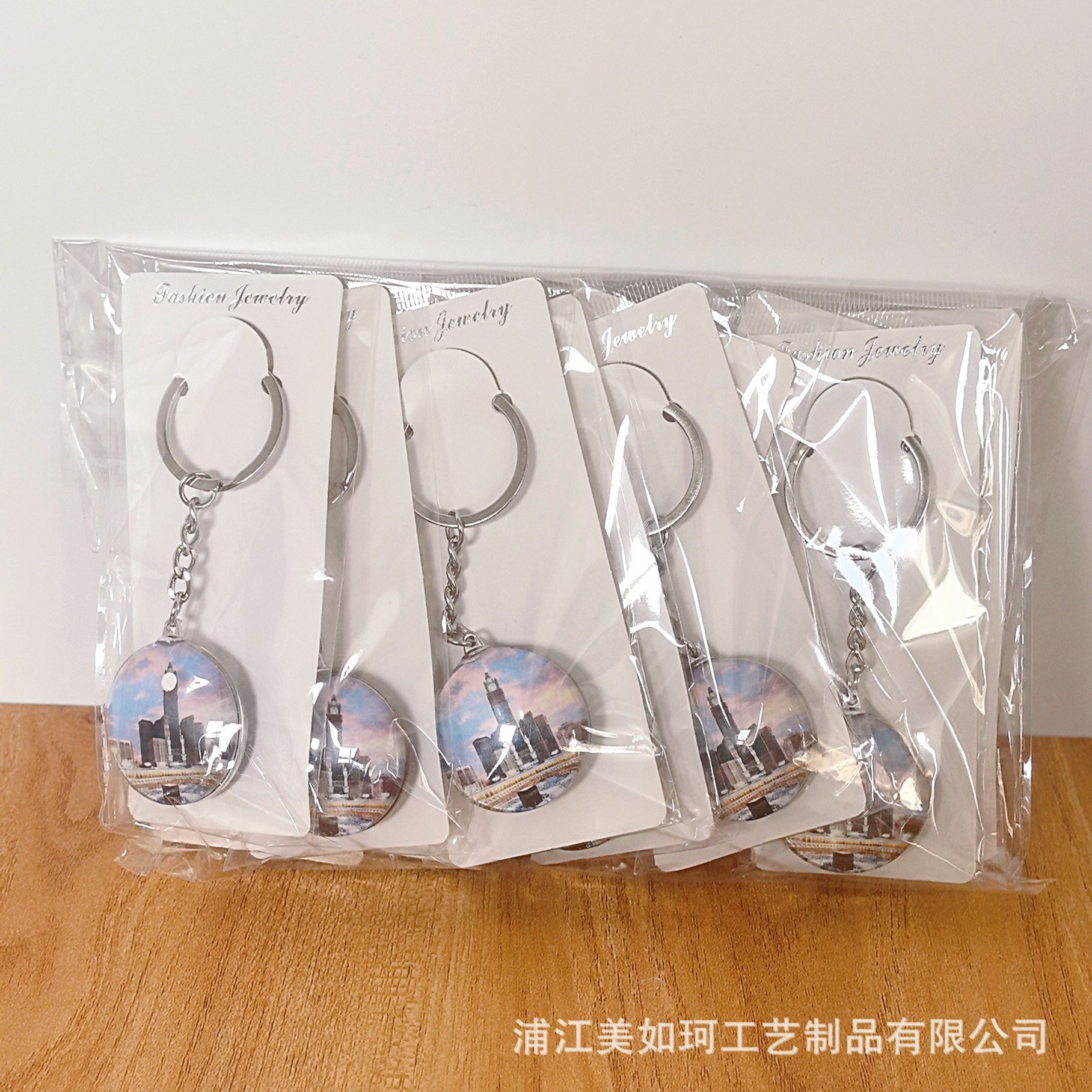 沙特阿拉伯建筑水晶双面钥匙扣挂件旅游礼品纪念品冰箱贴厂家直销详情4