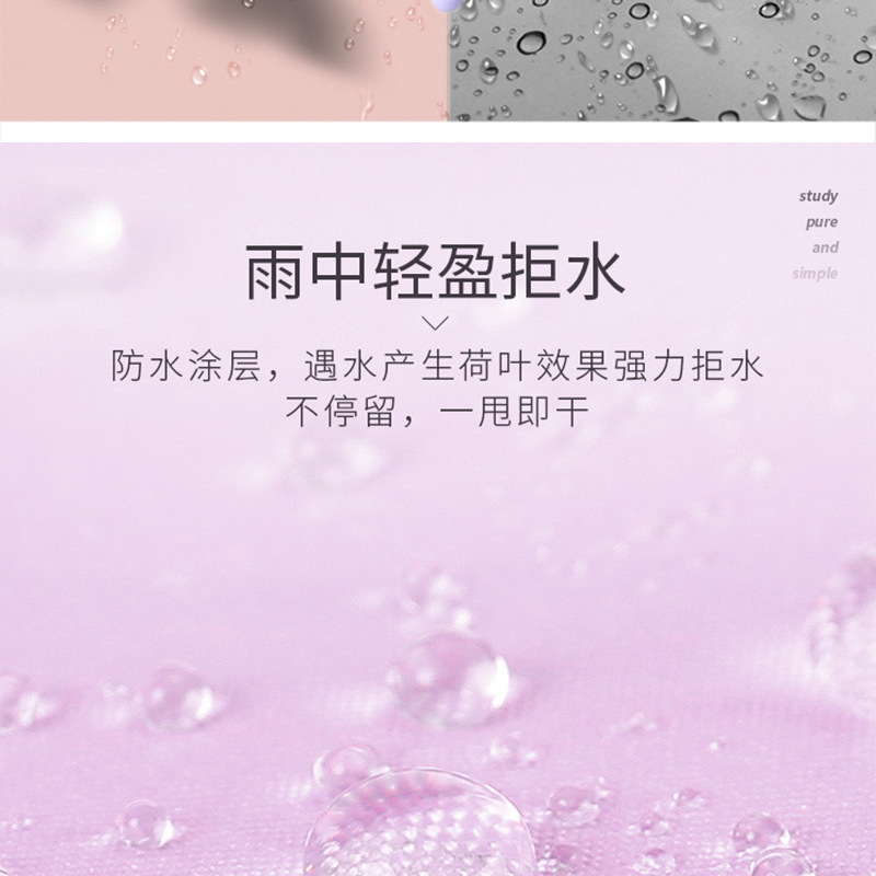 厂家批发五折伞6骨迷你便携防晒防紫外线晴雨两用遮阳伞口袋雨伞详情6