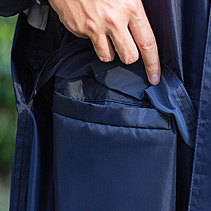 黑色雨衣主体一次性雨衣男女长款户外自行车雨披长款详情3