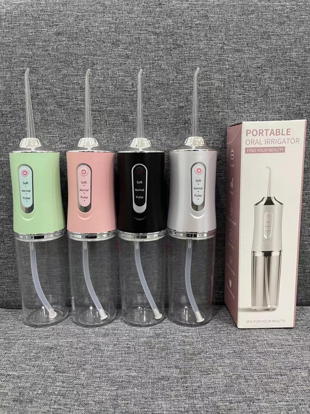 严选跨境电动冲牙器便携式家用水牙线冲牙机口腔牙齿清洁洗牙器详情7