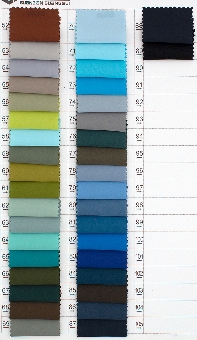 现货涤纶50D春亚纺消光300T春亚纺高档内里时尚棉服羽绒服面料详情14