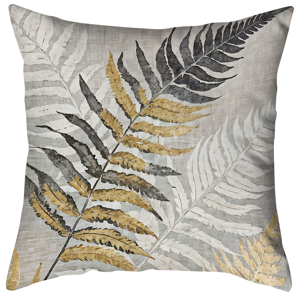 亚马逊热销夏季热带植物抱枕套亚麻装饰客厅沙发办公室靠垫套批发详情5