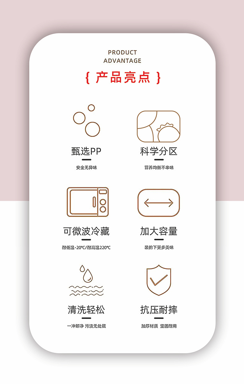 宝宝可爱创意餐具水果分格餐盘儿童辅食训练高颜值食品级餐具批发详情10