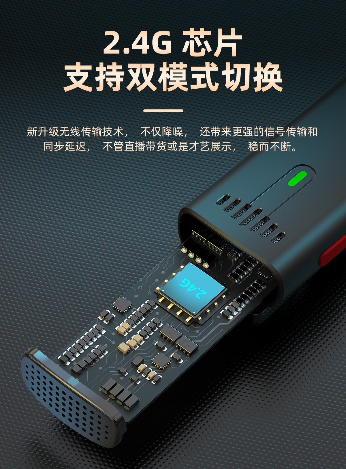 New wireless lapel microphone for mobile phone live streaming sound card audio recording video with Bluetooth accompaniment noise reduction microphone pic 13
