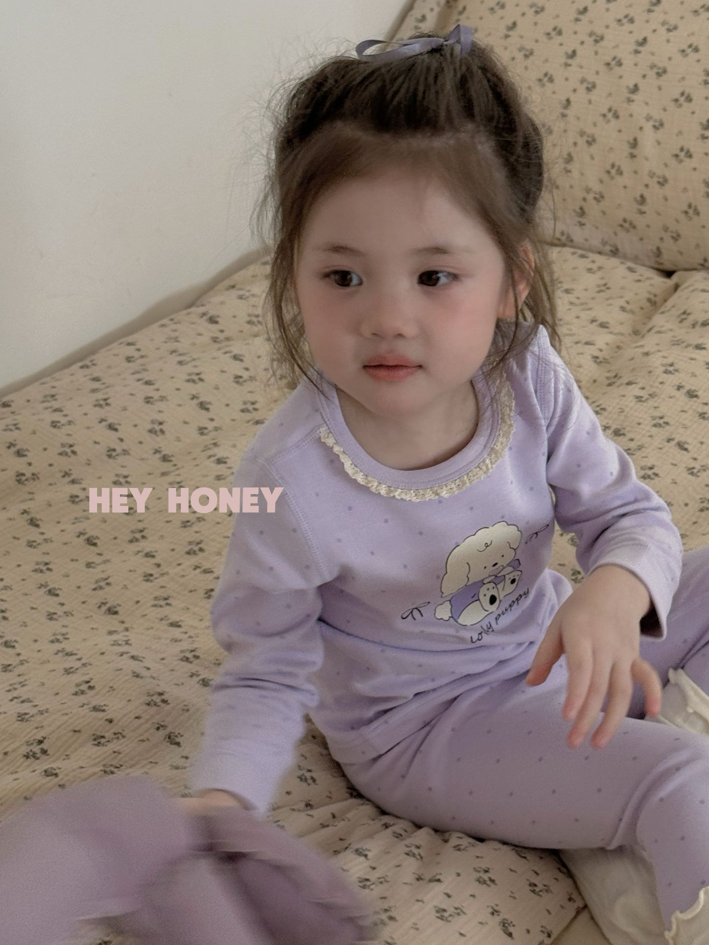大小卷 Hey honey男女童舒绒秋衣秋裤内衣套装居家服儿童家睡衣详情12
