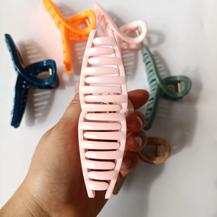 【 Zone 1-5 】697 Ribbon Gripper 12/ pack 1200/ box Plastic Straight Gripper, straight hair gripper, fashionable and trendy hair gripper, Internet celebrity hair gripper 1 yuan 2 yuan accessories wholesale pic 6