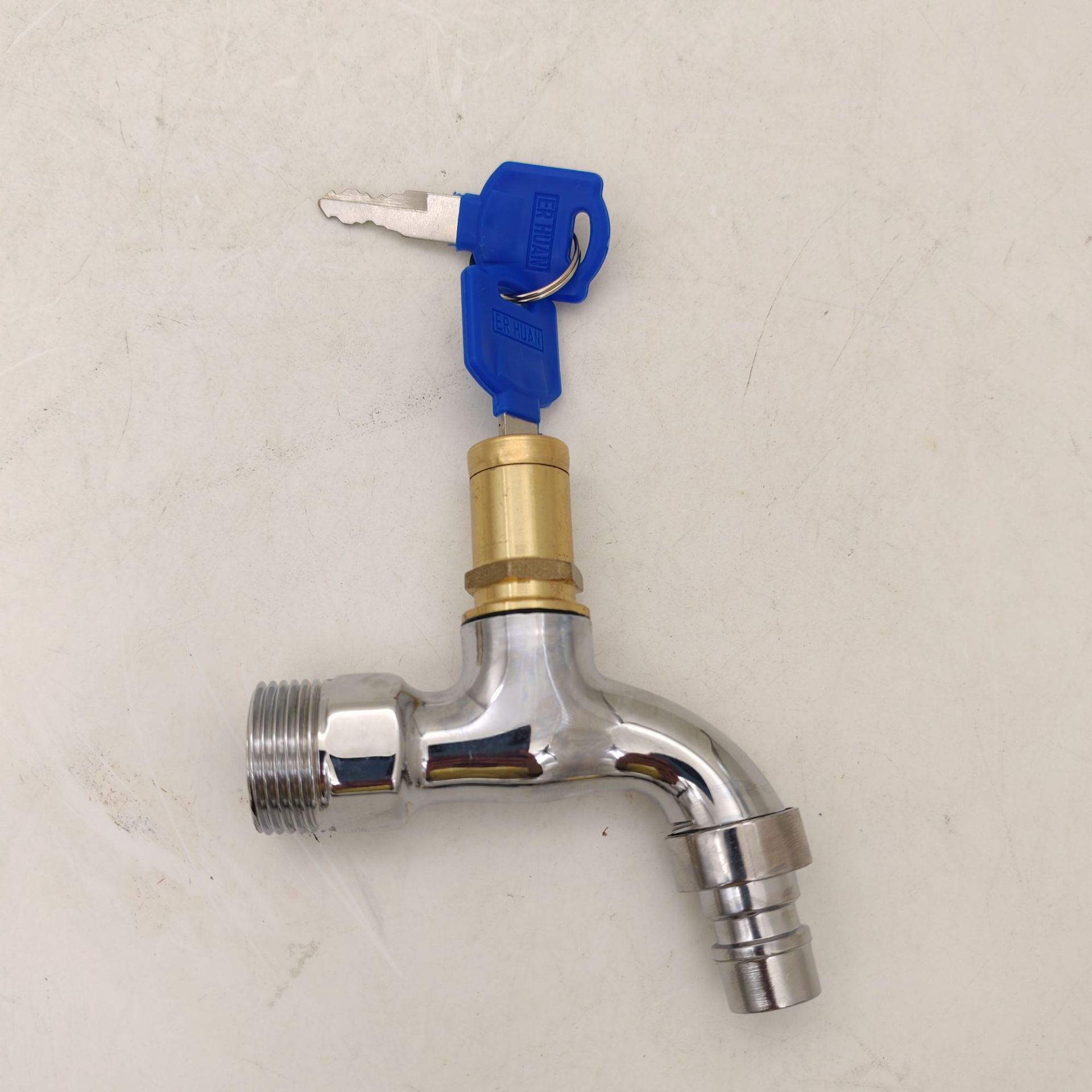 自产自销 家用户外防盗钥匙4分带锁匙水龙头6分钥匙 水龙头详情10