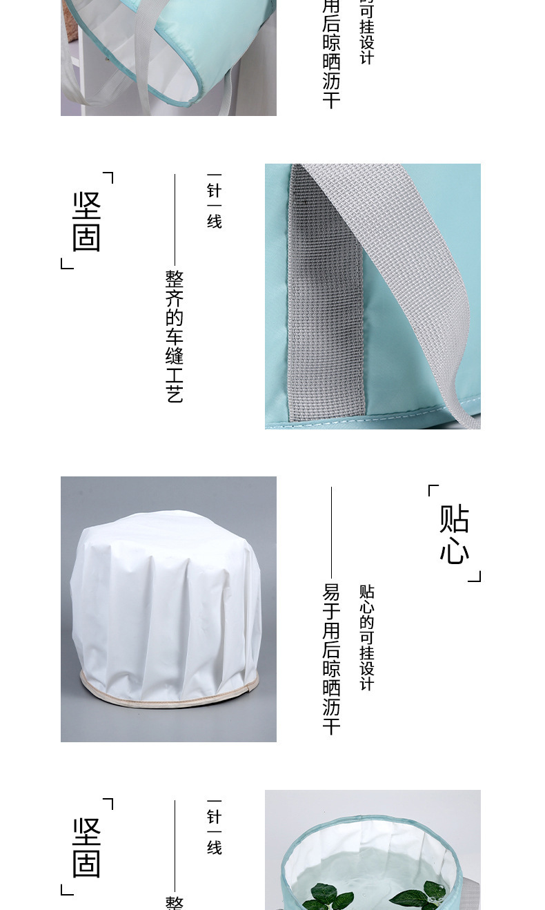 折叠泡脚桶旅行便携式保温足浴盆加高过小腿深桶家用多功能泡脚袋详情20