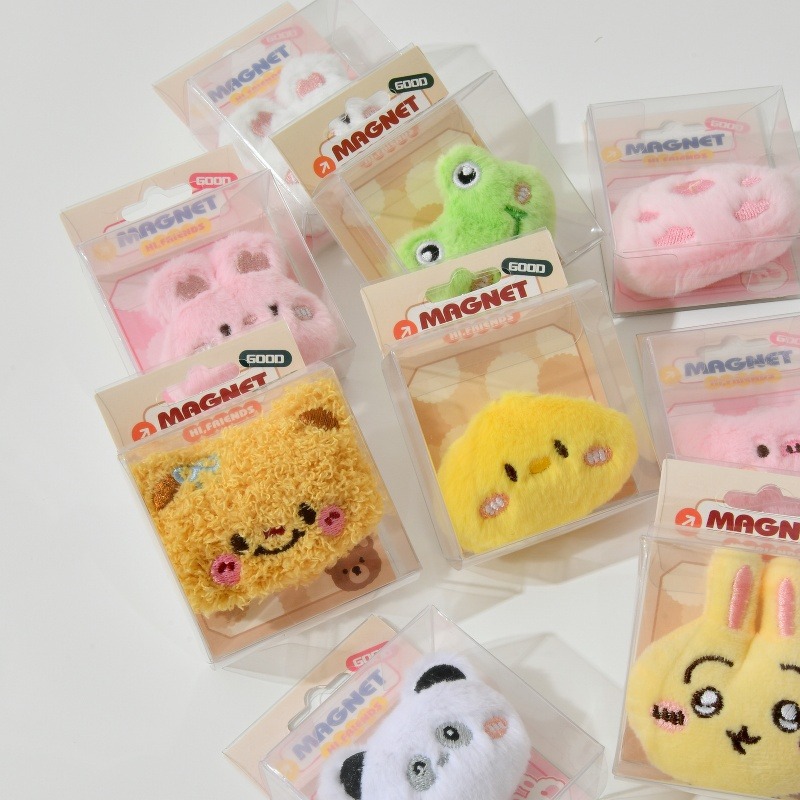 Kapibala plush fridge magnet Magnetic attraction cultural and creative home decoration backpack Children diy Gift Toy Magnetic stick New, Unique and Fun accessories pic 4