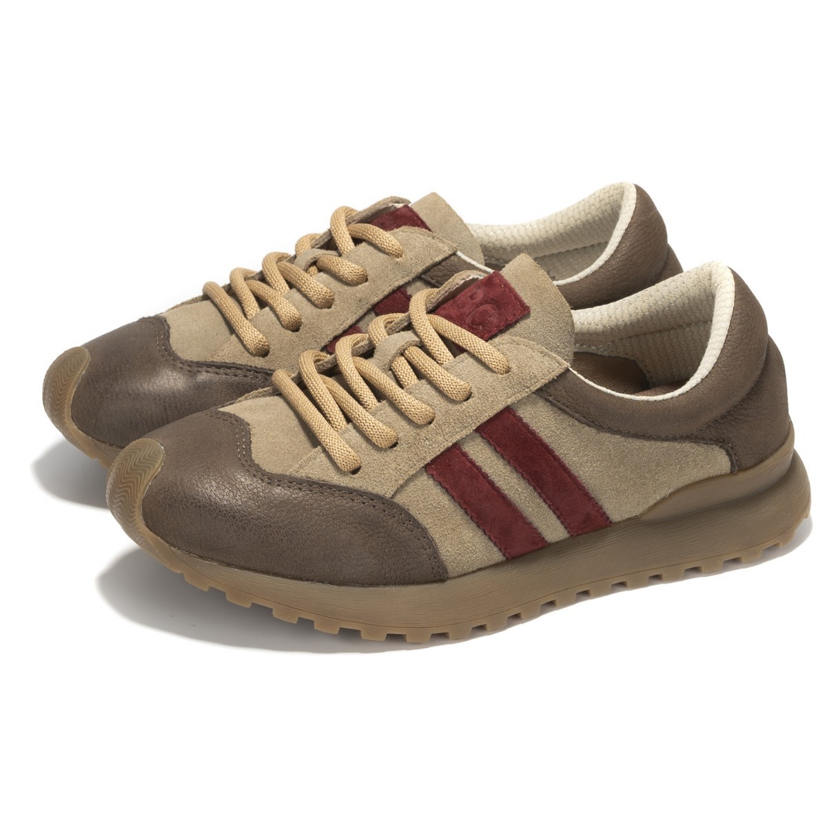 旅途 复古阿甘鞋透气休闲女鞋系带运动皮鞋潮流百搭德训鞋子批发详情8