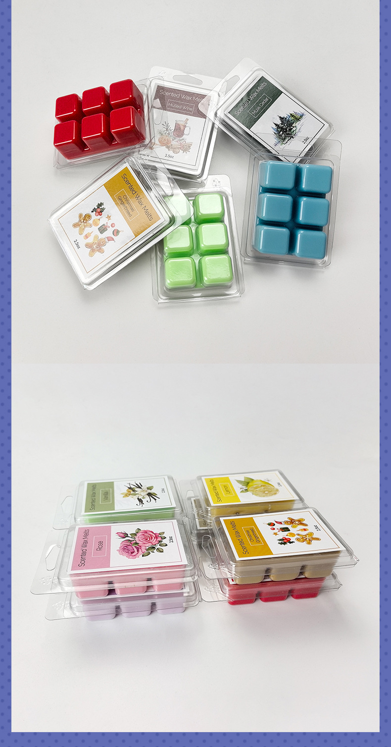 跨境爆款香薰蜡块大豆蜡DIY彩色系方块香氛蜡暖蜡器专用香薰蜡烛详情7