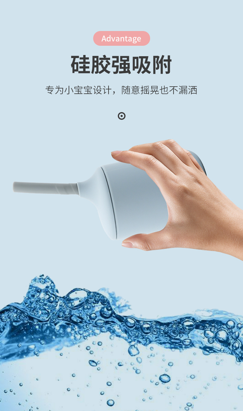食品级硅胶吸管杯婴儿防摔硅胶学饮杯宝宝专用杯子儿童水杯现货详情7